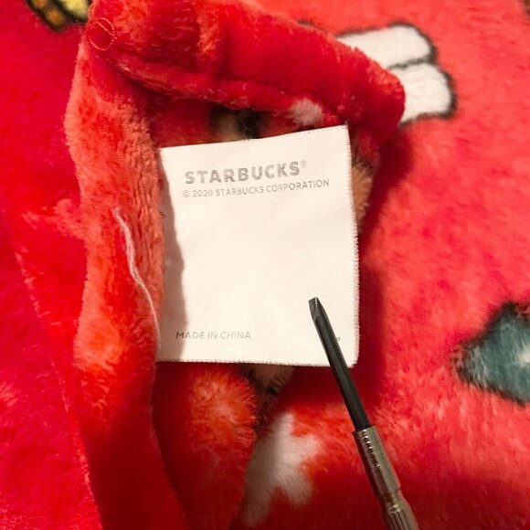 Starbucks Line Friends Brown Limited Edition Holiday Blanket 40 x 26 Inch - Picture 11 of 16